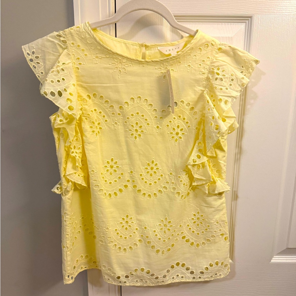 Women’s canary yellow top